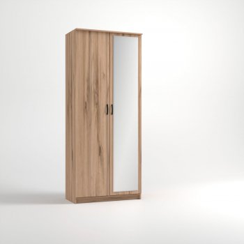 Шкаф 960 мм 2-х ств. «Дуэт Люкс» с зеркалом (Эко) в Реж - rezh.mebel-e96.ru