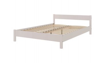 Кровать из массива Эби Льняной (БМ) в Реж - rezh.mebel-e96.ru