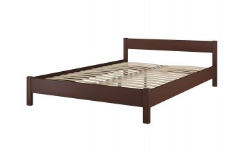 Кровать из массива Эби Орех (БМ) в Реж - rezh.mebel-e96.ru