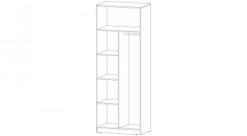 Шкаф 800 мм Элегант Белый (Лин) в Реж - rezh.mebel-e96.ru