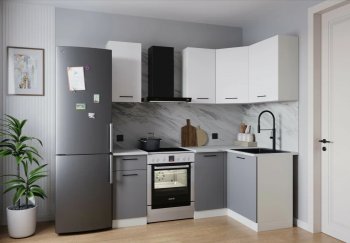 Кухонный гарнитур угловой Элеганция 2000*1200 мм (Sanvut) в Реж - rezh.mebel-e96.ru