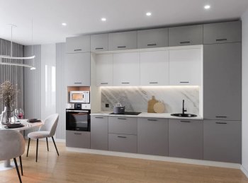 Кухонный гарнитур Элеганция 3400 мм (Санвут) в Реж - rezh.mebel-e96.ru