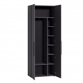 Шкаф для одежды 800 мм Эйр 13.340 графит (Моби) в Реж - rezh.mebel-e96.ru