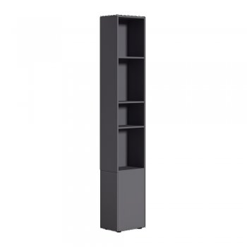 Шкаф модульный Эйр, графит (Моби) в Реж - rezh.mebel-e96.ru