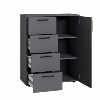 Комод Эйр 16.241 графит (Моби) в Реж - rezh.mebel-e96.ru