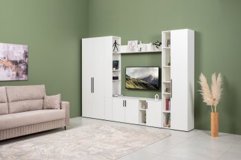 Шкаф торцевой Эйр 16.323 белый (Моби) в Реж - rezh.mebel-e96.ru