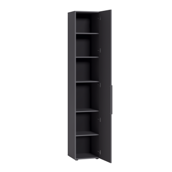 Шкаф модульный Эйр, графит (Моби) в Реж - rezh.mebel-e96.ru