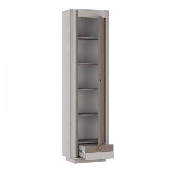 Шкаф пенал 34.30 Фантазия кашемир (Олмеко) в Реж - rezh.mebel-e96.ru