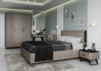 Спальный гарнитур Фиделия, модульный (Олмеко) в Реж - rezh.mebel-e96.ru
