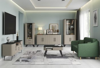 Стенка Фиделия, модульная (Олмеко) в Реж - rezh.mebel-e96.ru