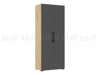 Спальный гарнитур Флэш крафт/графит, модульный (Миф) в Реж - rezh.mebel-e96.ru