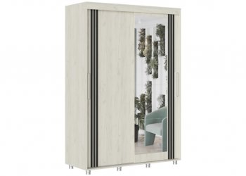 Шкаф-купе 1500 мм Форест крафт белый (Стиль) в Реж - rezh.mebel-e96.ru