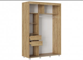 Шкаф-купе 1500 мм Форест крафт золотой(Стиль) в Реж - rezh.mebel-e96.ru