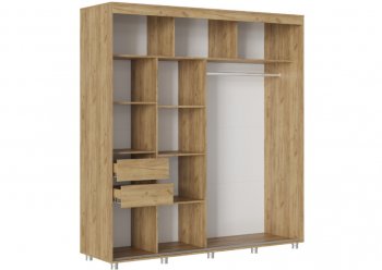 Шкаф-купе 2000 мм Форест крафт золотой(Стиль) в Реж - rezh.mebel-e96.ru