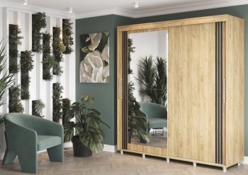 Шкаф-купе 2000 мм Форест крафт золотой(Стиль) в Реж - rezh.mebel-e96.ru