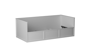 Кровать 900 с подъемным механизмом Фрея (СБК) в Реж - rezh.mebel-e96.ru