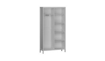 Шкаф для одежды 2-х дв. с зеркальными дв. Фрея (СБК) в Реж - rezh.mebel-e96.ru
