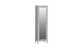 Шкаф для одежды 1-но дв. с зеркальной дв. Фрея (СБК) в Реж - rezh.mebel-e96.ru
