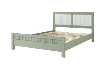 Кровать из массива Фрида Зеленый самшит (БМ) в Реж - rezh.mebel-e96.ru