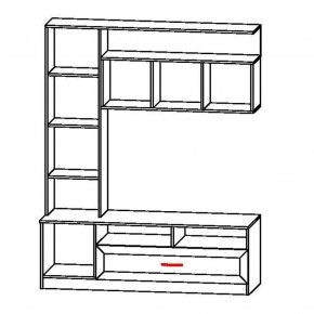 Гостиная Прага (модульная) Анкор белый в Реж - rezh.mebel-e96.ru