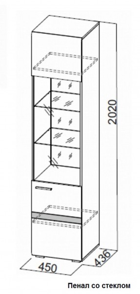 Гостиная Соло (Вариант-2) в Реж - rezh.mebel-e96.ru