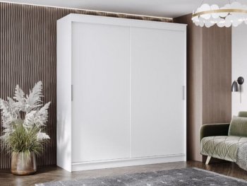 Шкаф-купе 2000 мм Гранд-1 ЛДСП, белый гладкий (Эра) в Реж - rezh.mebel-e96.ru