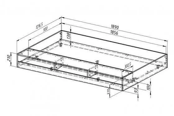 Кровать двухъярусная Гранада-1КВ с выкатной кроватью в Реж - rezh.mebel-e96.ru