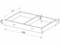 Кровать 2-х ярусная Гранада-2Я в Реж - rezh.mebel-e96.ru