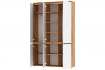 Шкаф 1350 мм 4С2ЗР без зерк. Гретта крафт золотой (Памир) в Реж - rezh.mebel-e96.ru