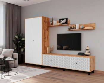 Стенка HYGGE комп.2 зигзаги (Мама) в Реж - rezh.mebel-e96.ru