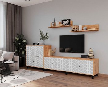 Стенка HYGGE комп.3 зигзаги (Мама) в Реж - rezh.mebel-e96.ru