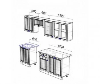 Кухонный гарнитур Хозяюшка 2400 Фисташка (Эра) в Реж - rezh.mebel-e96.ru