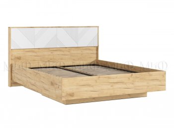 Кровать парящая Ирис крафт/белый (Миф) в Реж - rezh.mebel-e96.ru | фото