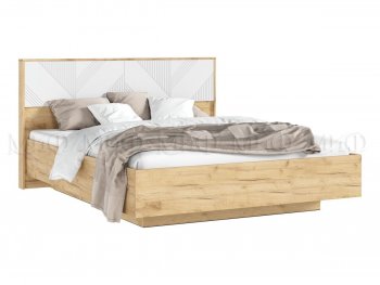 Кровать парящая Ирис крафт/белый (Миф) в Реж - rezh.mebel-e96.ru
