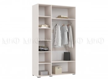 Шкаф 1350 мм Ирис с антресолью, кашемир (Миф) в Реж - rezh.mebel-e96.ru