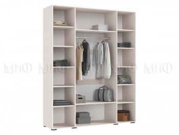 Шкаф 1800 мм Ирис с антресолью кашемир (Миф) в Реж - rezh.mebel-e96.ru