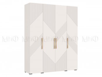 Шкаф 1800 мм Ирис с антресолью кашемир (Миф) в Реж - rezh.mebel-e96.ru