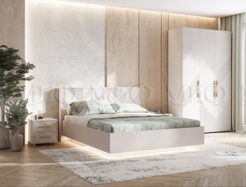 Кровать парящая Ирис кашемир (Миф) в Реж - rezh.mebel-e96.ru
