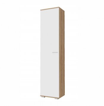 Пенал 1дв. Италия П-500 сонома/белый (Памир) в Реж - rezh.mebel-e96.ru