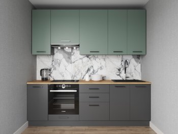 Кухонный гарнитур Изумруд 2400 мм Sanvut в Реж - rezh.mebel-e96.ru