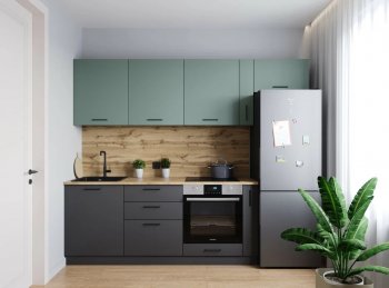 Кухонный гарнитур Изумруд 2550 мм (Санвут) в Реж - rezh.mebel-e96.ru