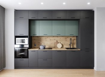 Кухонный гарнитур Изумруд 3400 мм (Санвут) в Реж - rezh.mebel-e96.ru