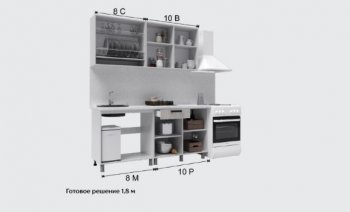 Кухонный гарнитур Кантри 1600 мм (Текс) в Реж - rezh.mebel-e96.ru