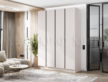 Шкаф 1600 мм 4-х створчатый Келвин кашемир (Миф) в Реж - rezh.mebel-e96.ru