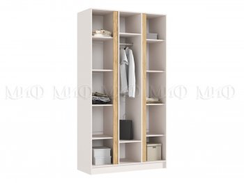 Шкаф 1200 мм 3-х ств. Келвин кашемир (Миф) в Реж - rezh.mebel-e96.ru