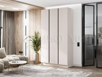 Шкаф 1200 мм 3-х ств. Келвин кашемир (Миф) в Реж - rezh.mebel-e96.ru