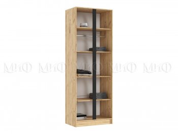 Шкаф 800 мм 2-х ств. Келвин дуб золотой/графит (Миф) в Реж - rezh.mebel-e96.ru