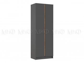 Шкаф 800 мм 2-х ств. Келвин графит  (Миф) в Реж - rezh.mebel-e96.ru