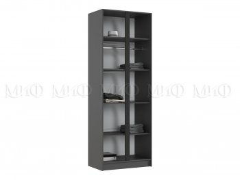 Шкаф 800 мм 2-х ств. Келвин графит  (Миф) в Реж - rezh.mebel-e96.ru
