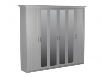 Шкаф 2700 мм 6-дверный Клер (СБК) в Реж - rezh.mebel-e96.ru